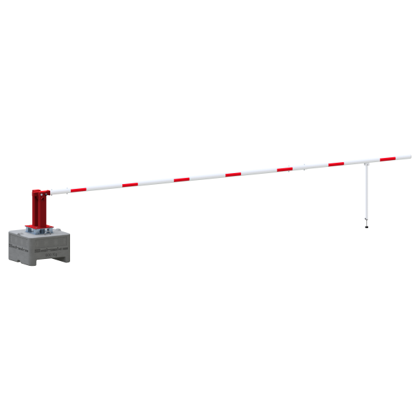 Mobile manual barrier | barrier arm length: 7000 mm | triangular lock